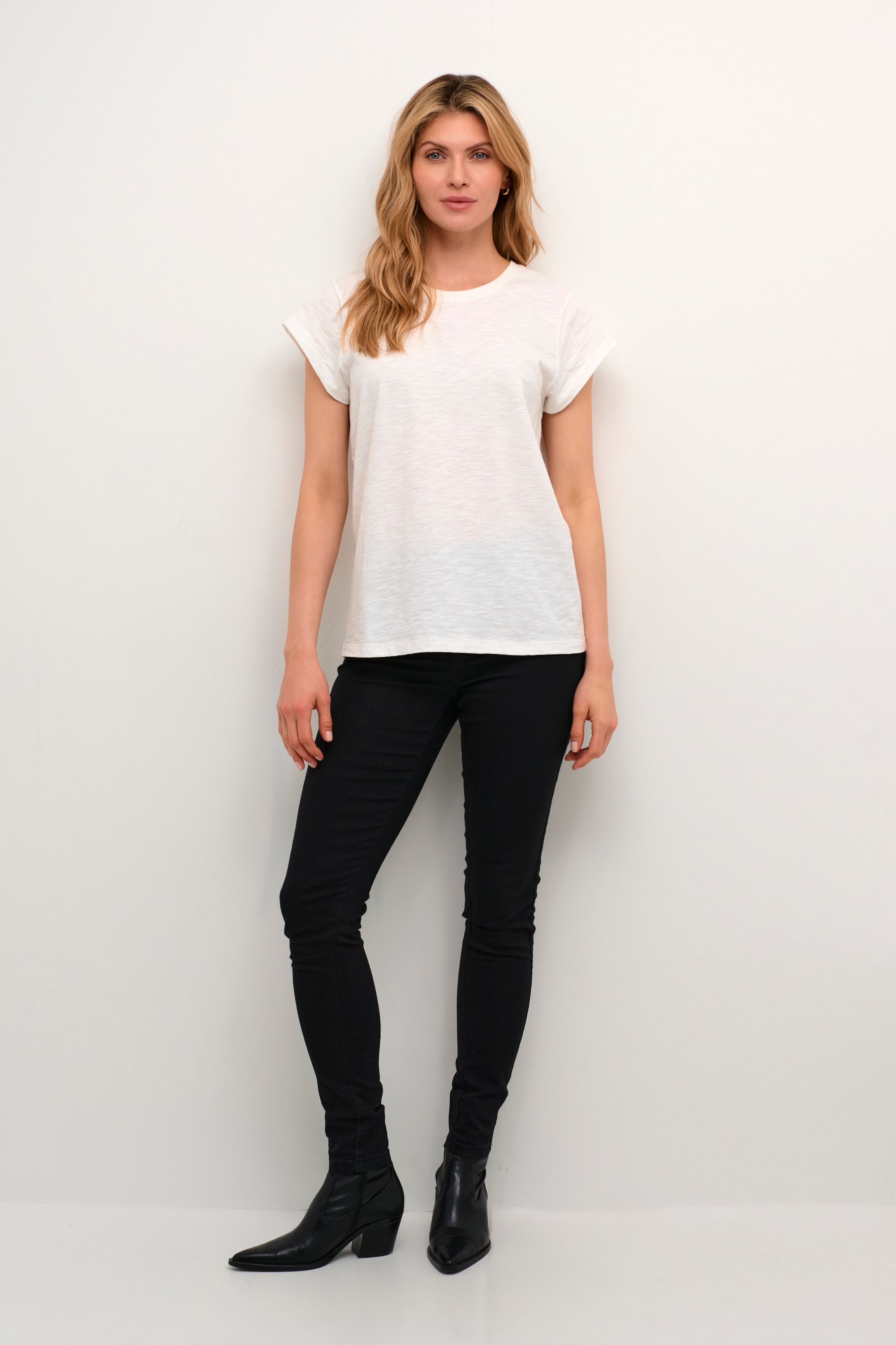 T-shirt Regular fit Spring Gardenia white