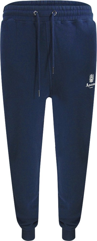 Aquascutum Active Basic Rib Track Pant Marineblaue Jogginghose