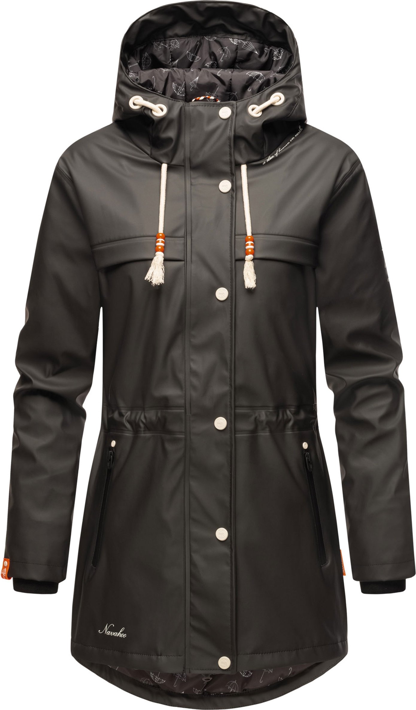 Thumbnail - Navahoo Damen Regenjacke Rainy Forest – Wasserdicht & Stylisch