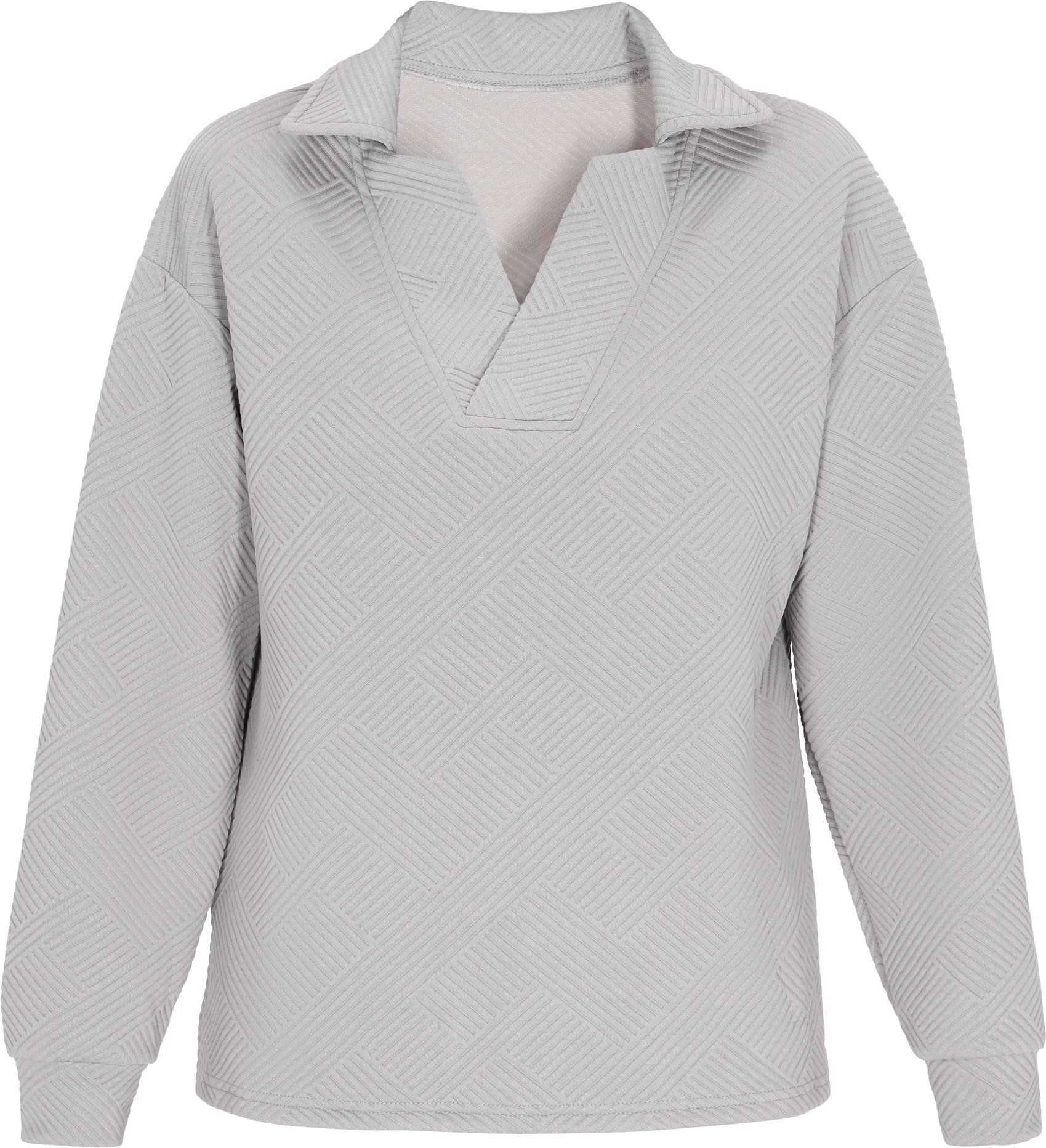 Mymo Bluse Frauen hellgrau