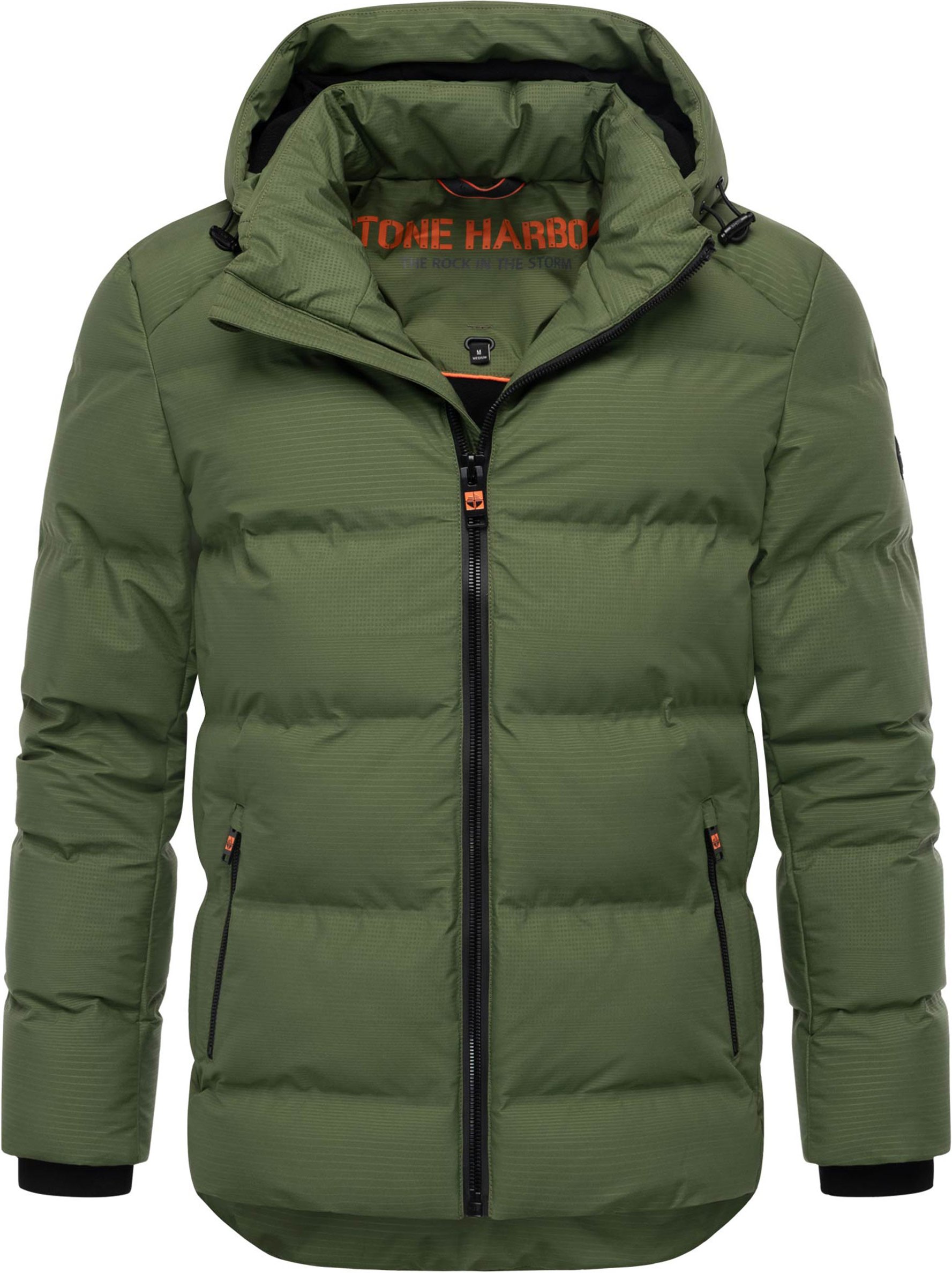 Stone Harbour Herren Winterjacke Gavriloo mit abnehmbarer Kapuze & Fleecefutter