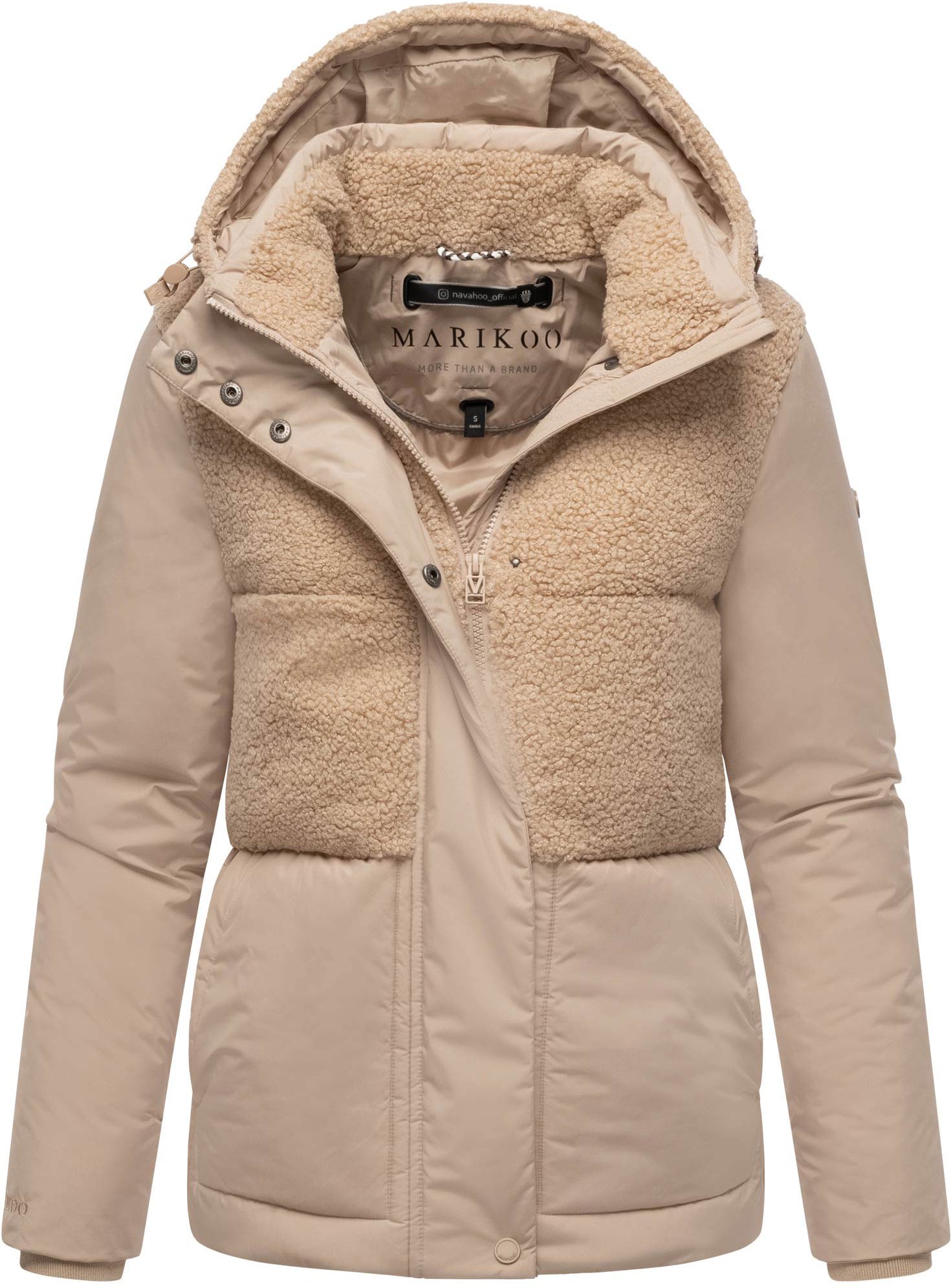 Thumbnail - Marikoo Damen Winterjacke Sheeta mit Teddyfleece & Kapuze