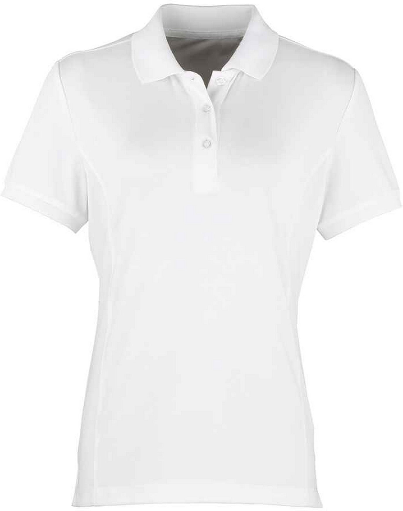Premier - "Coolchecker" Poloshirt für Damen (Weiß)
