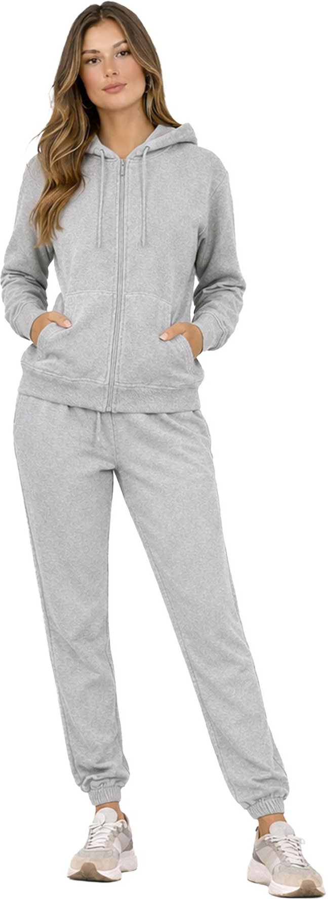Kruze | Damen Zip-Up Hoodie Trainingsanzug Set