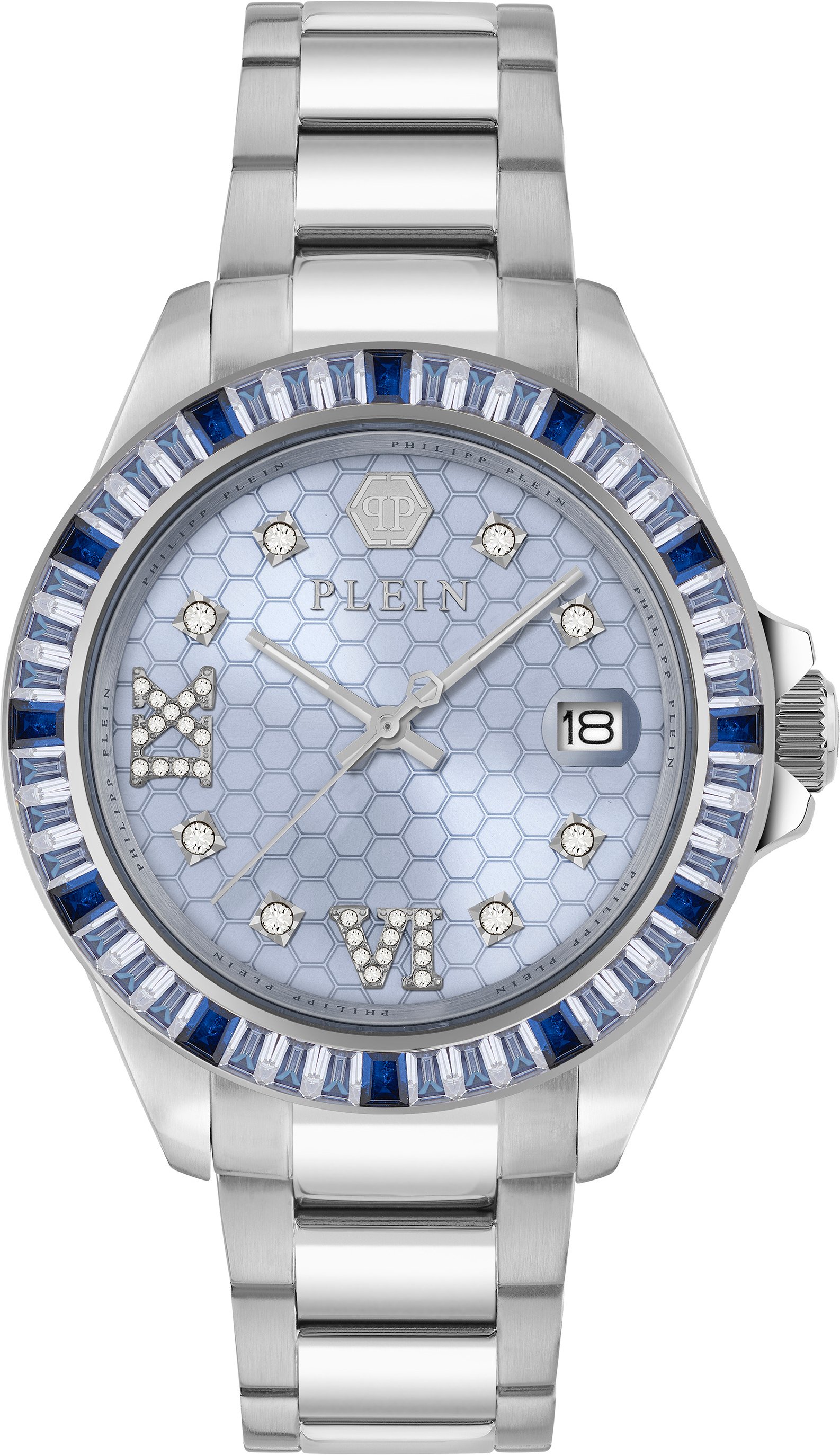 Philipp Plein Ladyempire Silber Damen Armbanduhr PW2FA0125