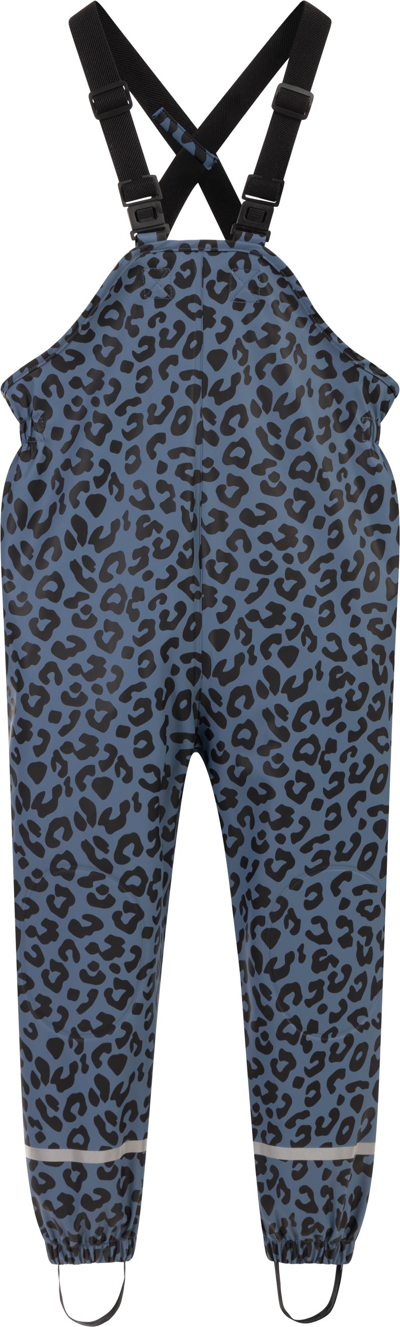 Schmuddelwedda Regenhose Mädchen Blau Grau Schwarz Leo