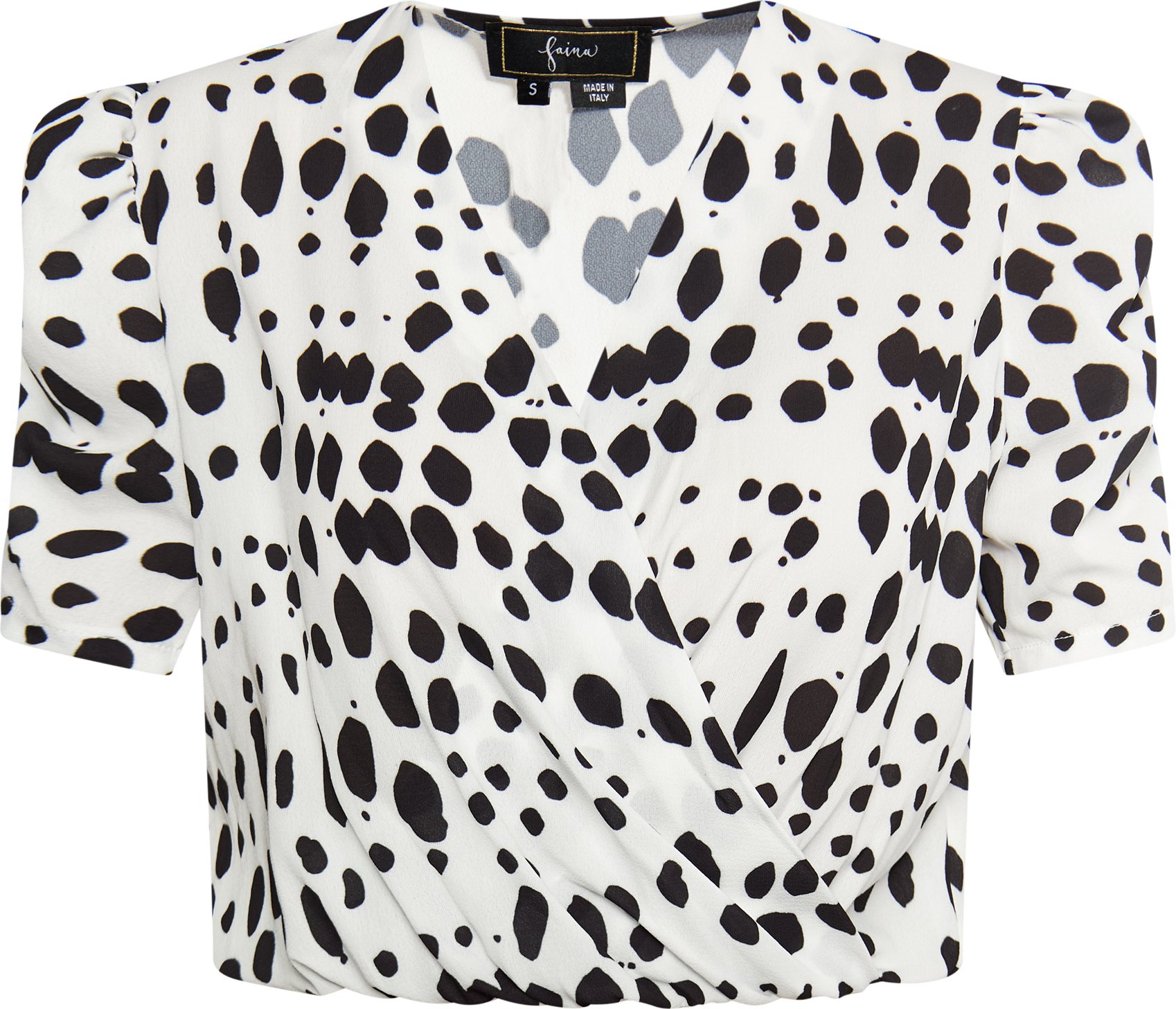 Faina Bluse Damen weiss schwarz