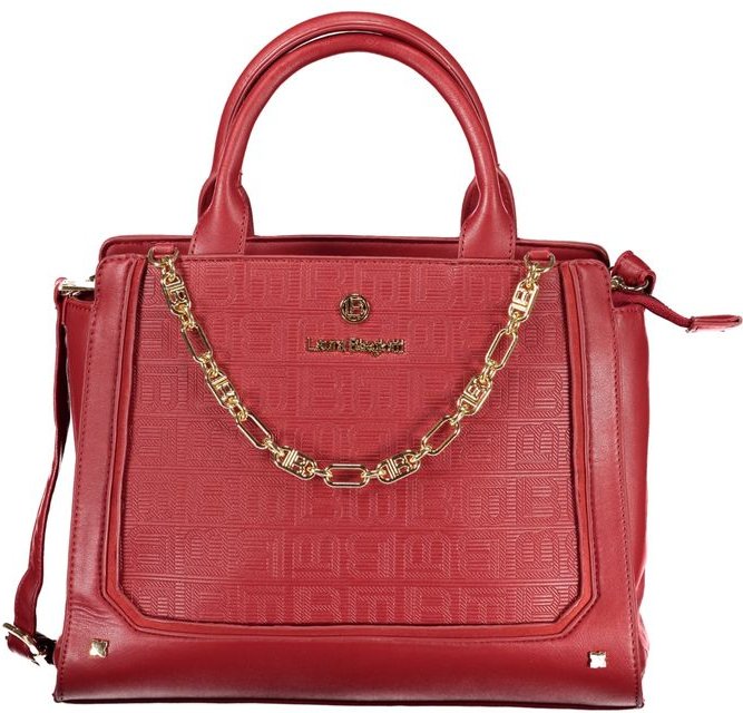 Laura Biagiotti Rote PVC Damenhandtasche