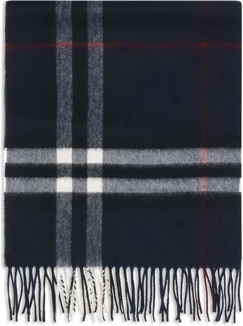 Blauer Kaschmirschal