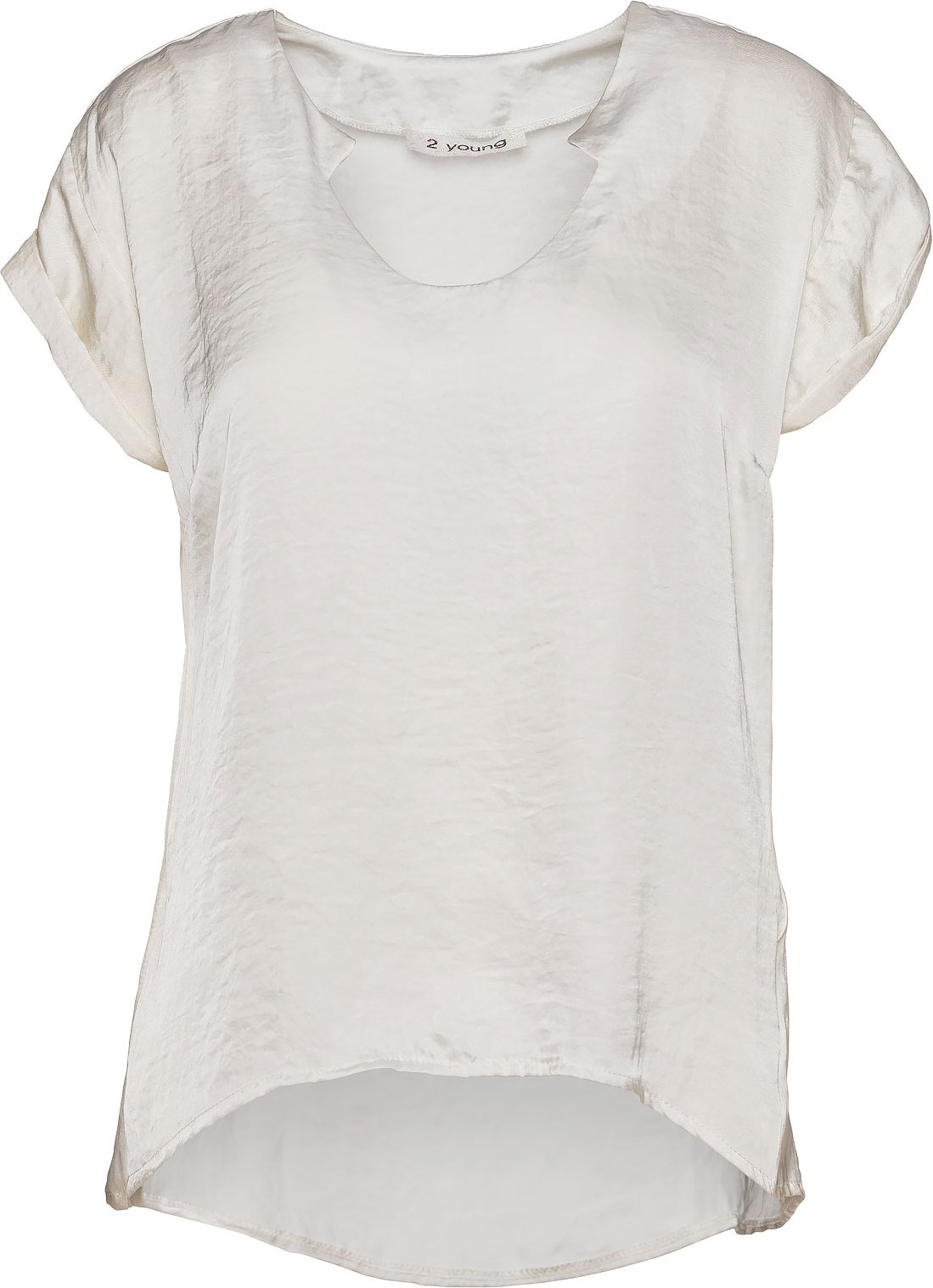 Thumbnail - Ecru Cap Sleeve Top