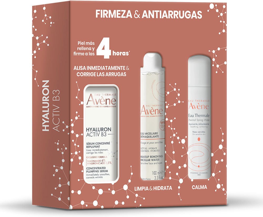 Hyaluron Activ B3 Sérum + Micelar + Agua Termal Lote 3 pz