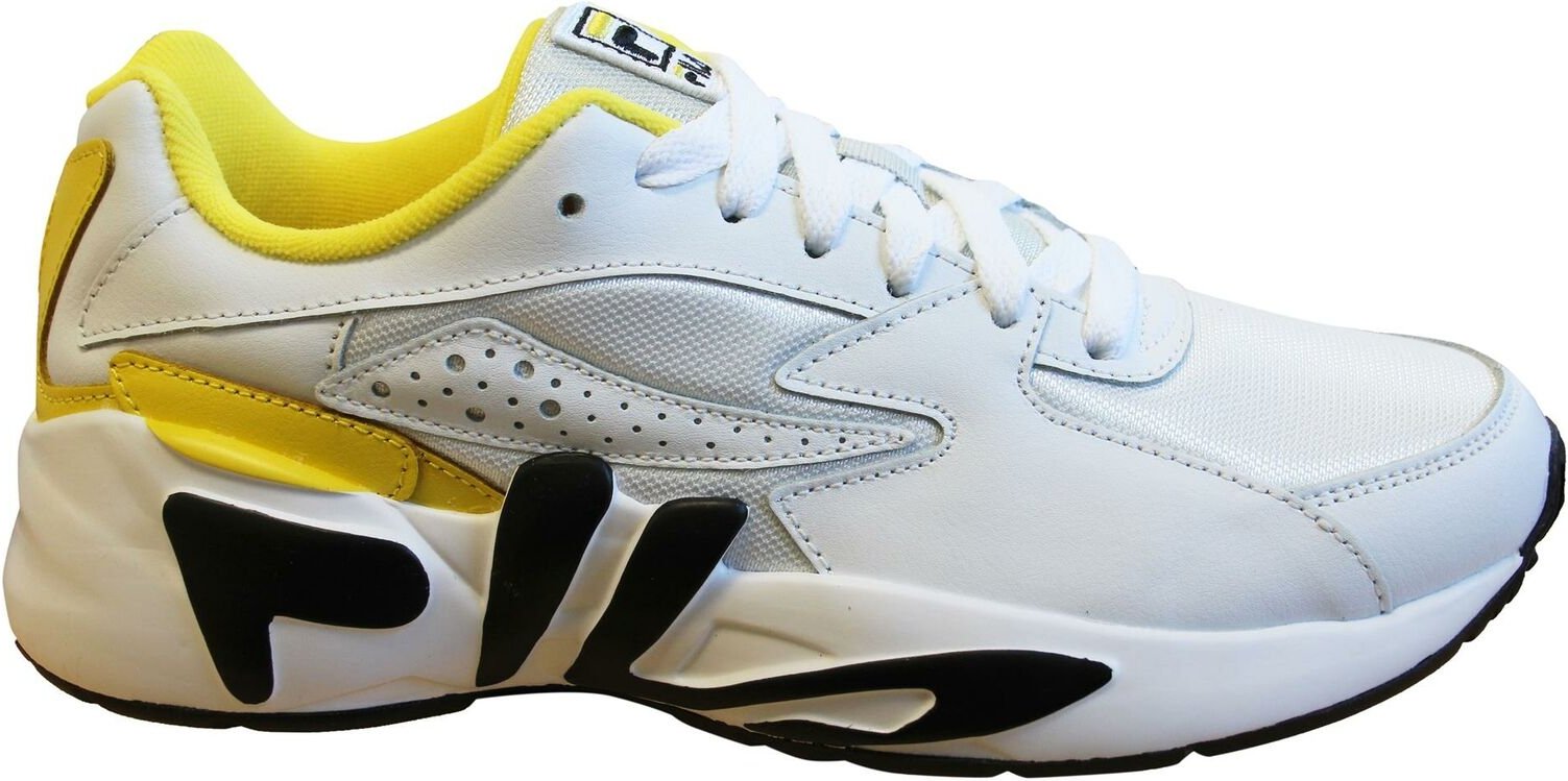 Fila Mindblower Herren Weiß/Gelbe Trainer