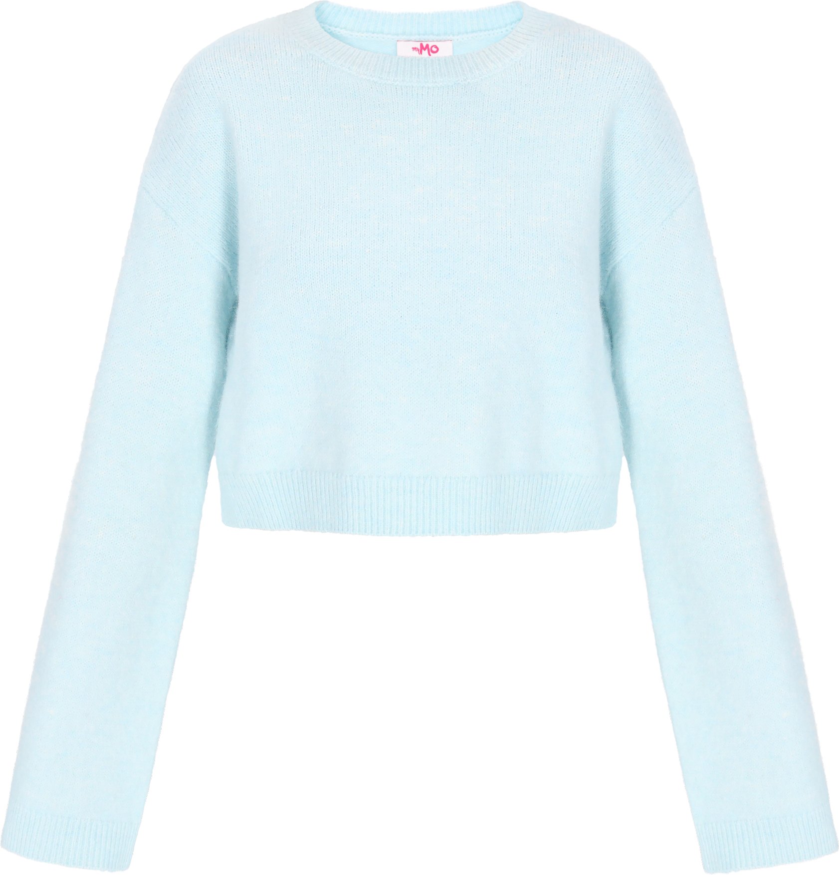 Mymo Pullover Frauen hellblau meliert