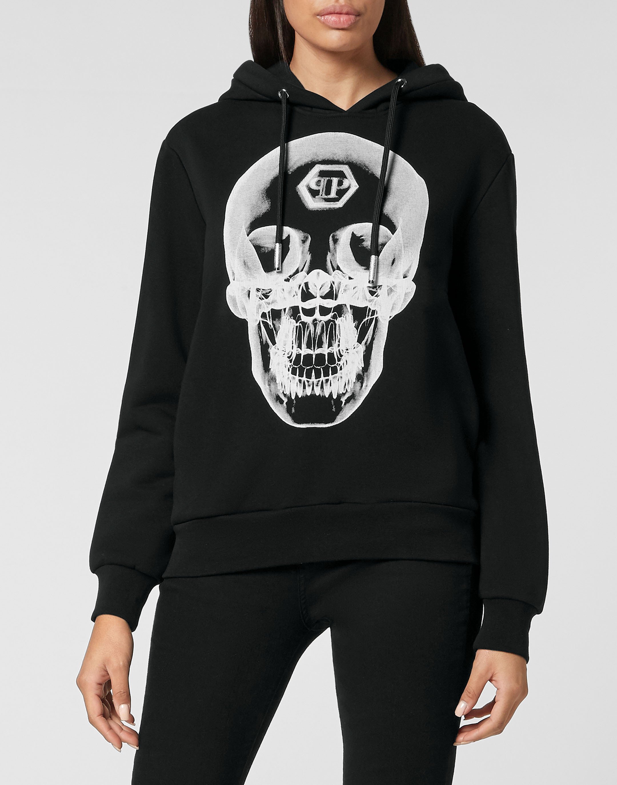 Sweatjacke Mit Kapuze Skull