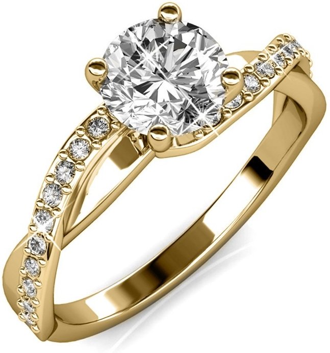 Eleanor Ring - Silber und Kristall