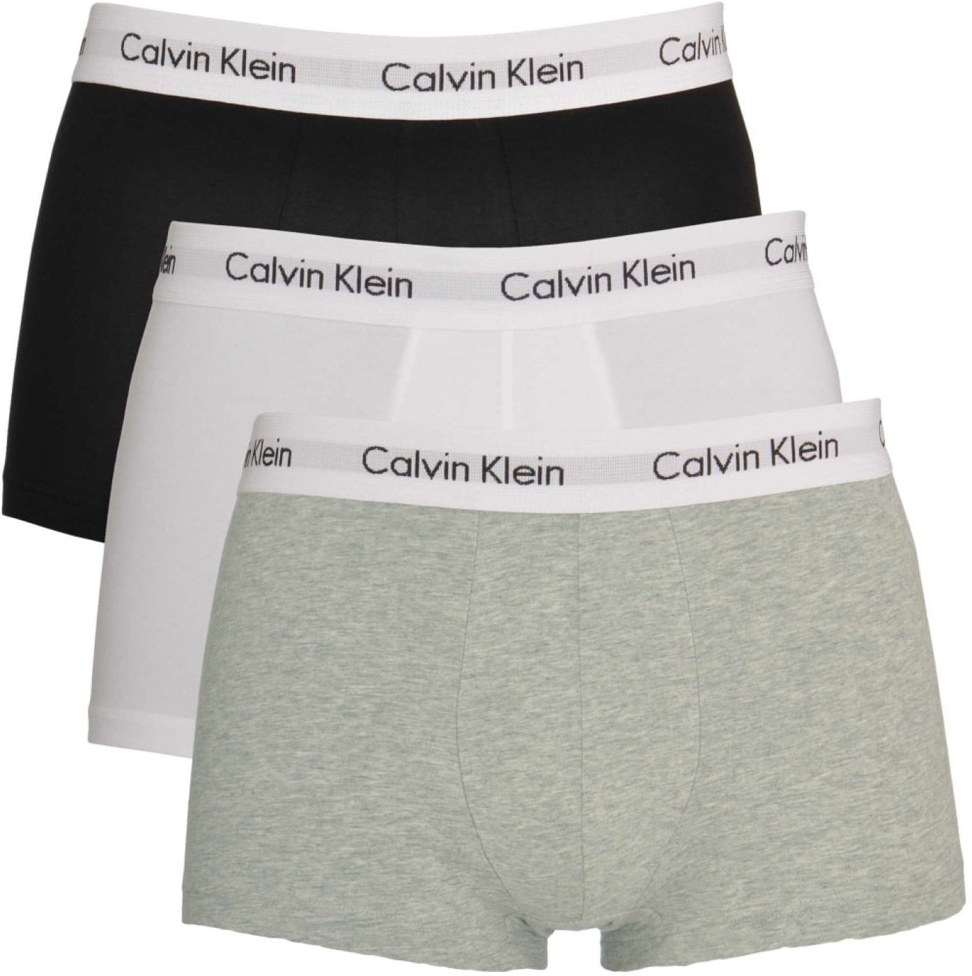 Calvin Klein 3er Pack Herren Baumwolle Stretch Tiefschnittsläufer