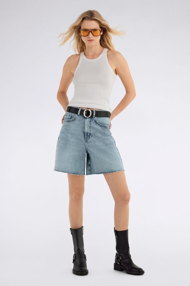 Weißes KARA N. LONG Top für Frauen