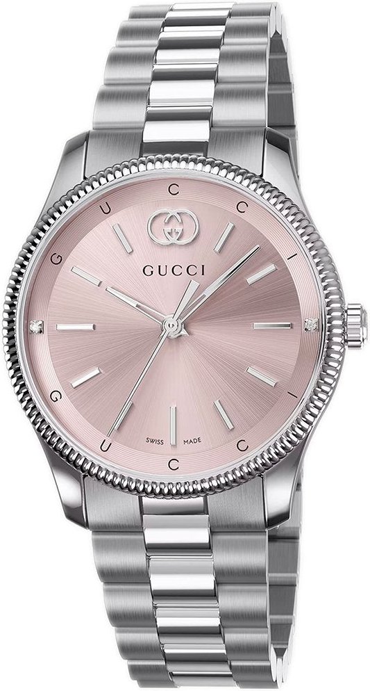 Gucci YA1265061 G-Timeless Rosa Zifferblatt Damenuhr