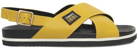 Cerruti 1881 Gelbe Kalbsleder Damensandale