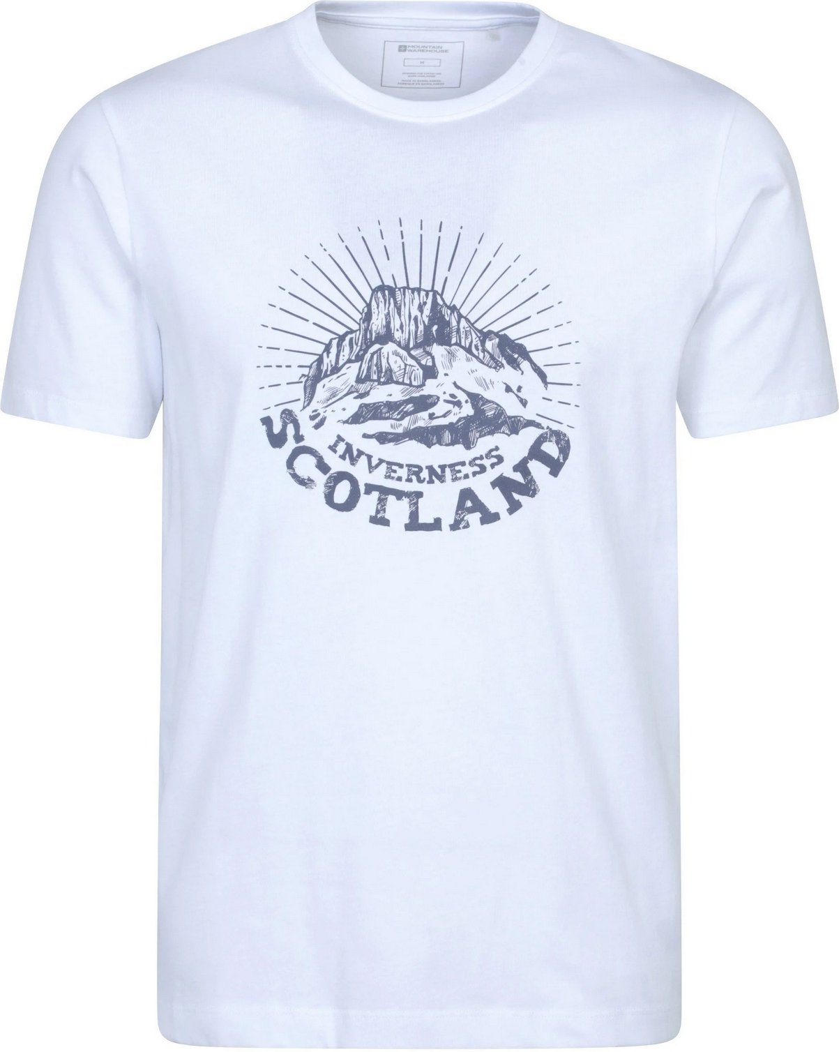 Mountain Warehouse - "Inverness" T-Shirt für Herren kurzärmlig (Weiß)