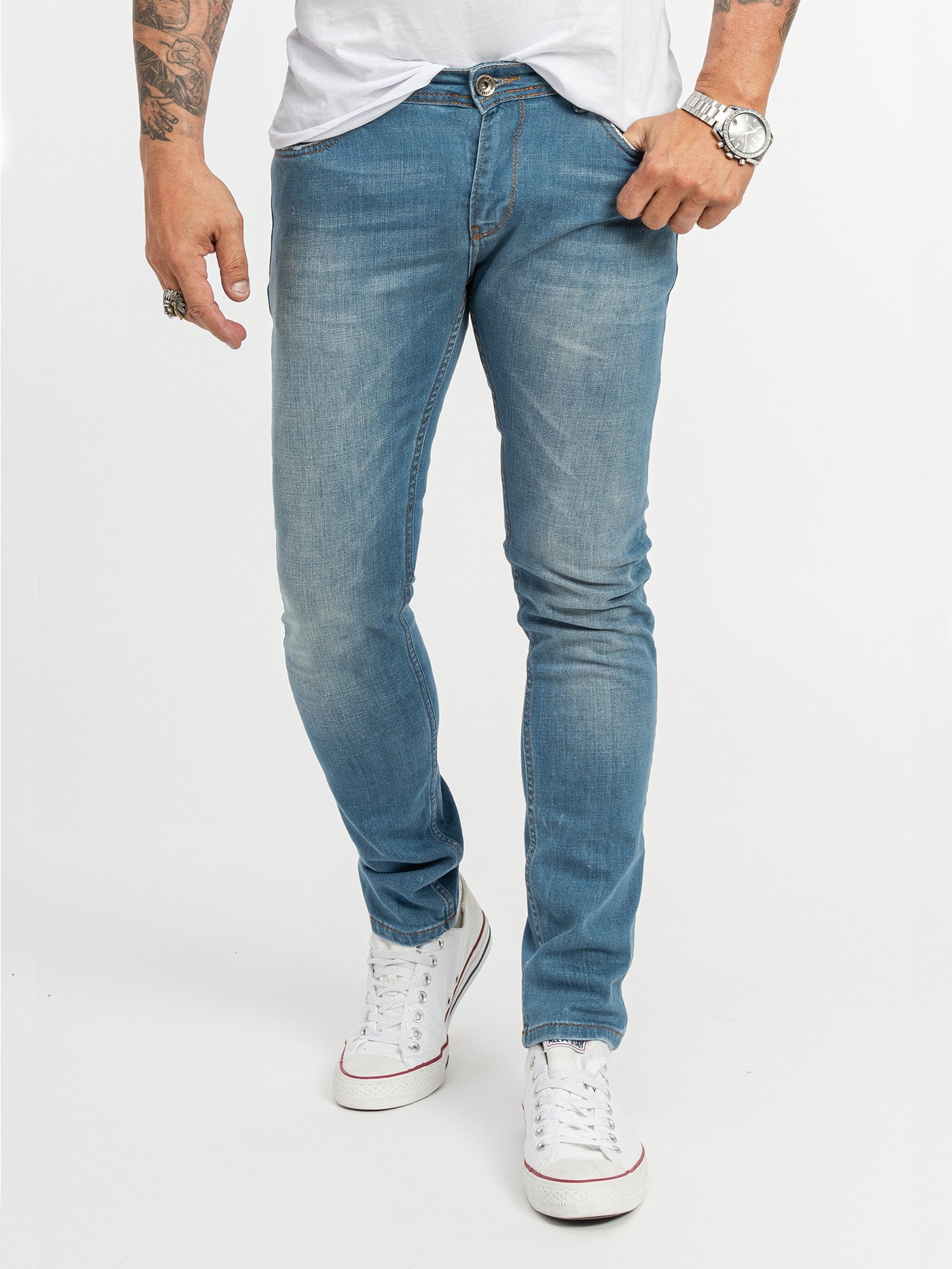 Rock Creek Jeans Blau