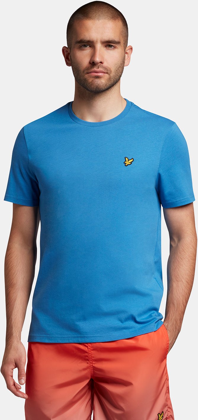 Lyle & Scott Einfarbiges T-Shirt in Blau