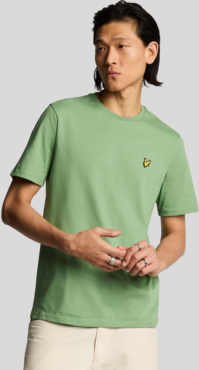 Lyle & Scott – Schlichtes T-Shirt – Lila