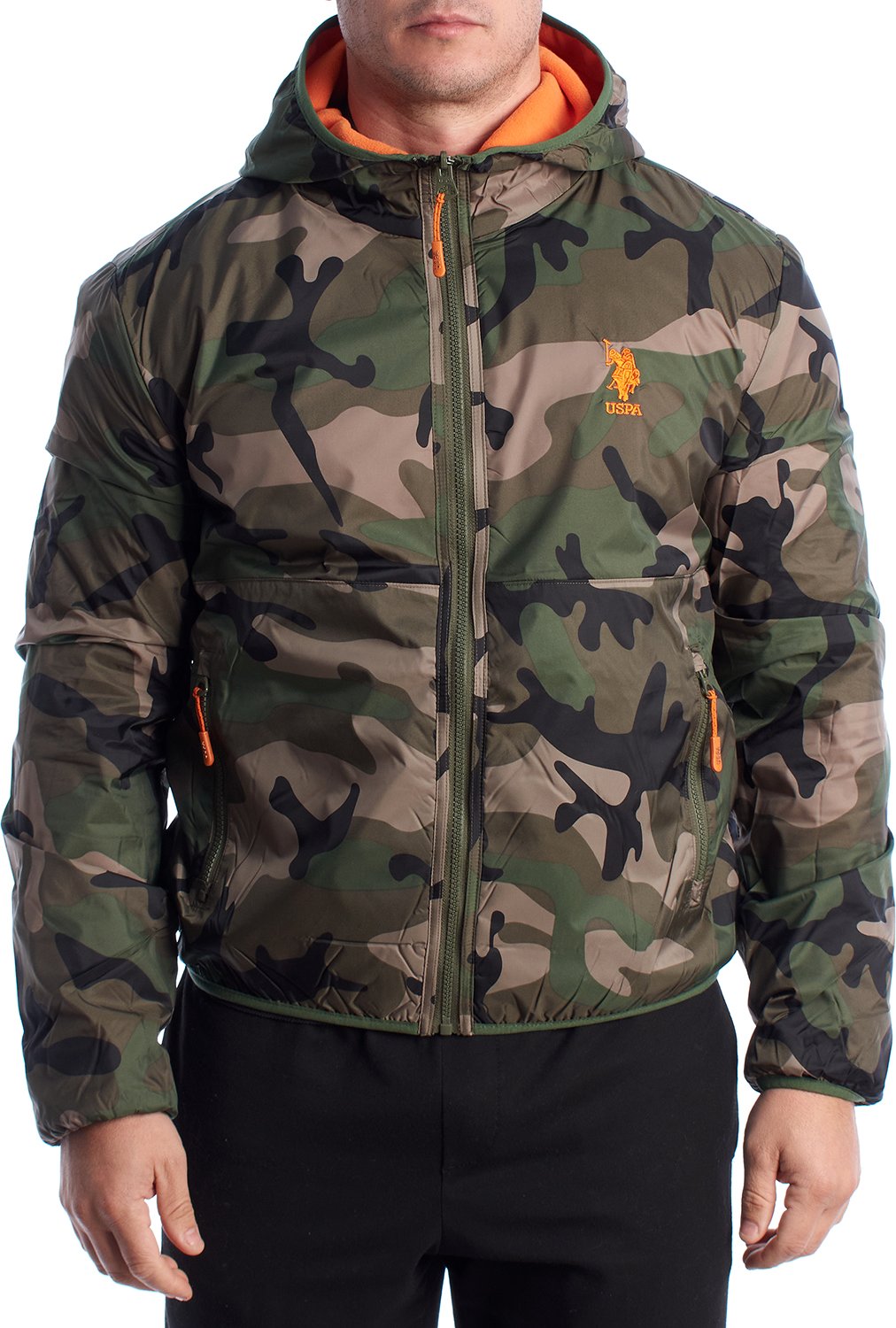 Herren Wendefleece- und Windjacke US40126001