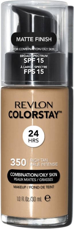 Colorstay Foundation Combination/oily Skin #350-rich Tan 30 ml