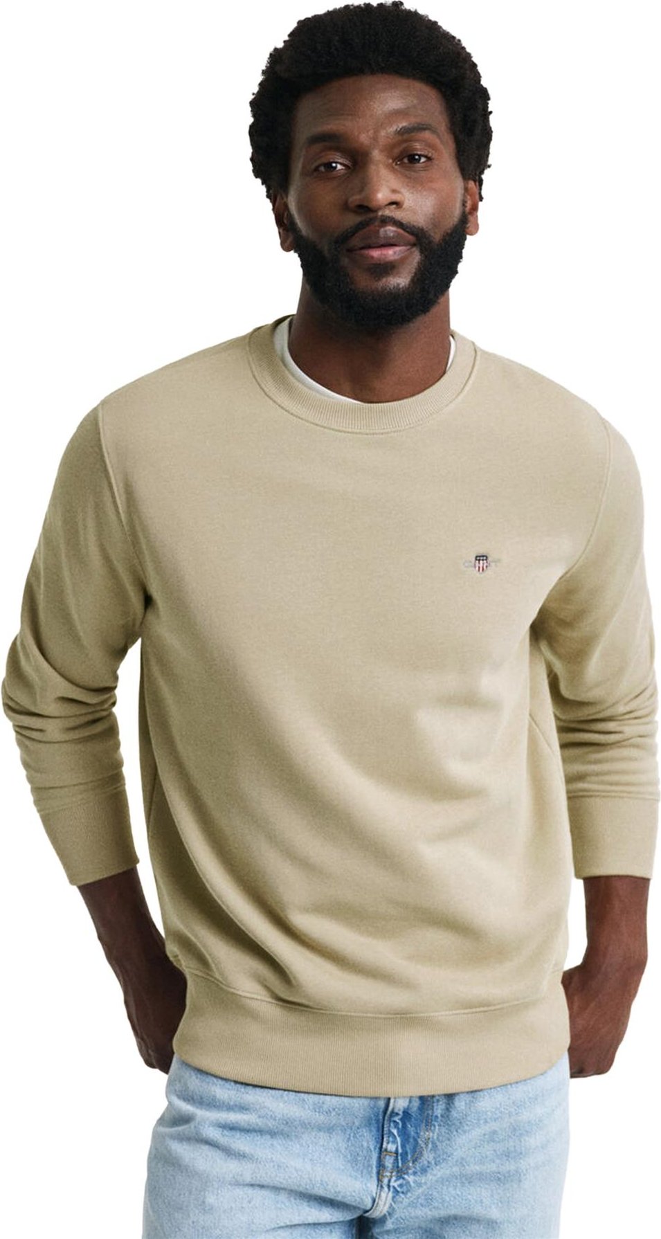 Gant | Herren Shield Sweatshirt mit Rundhalsausschnitt