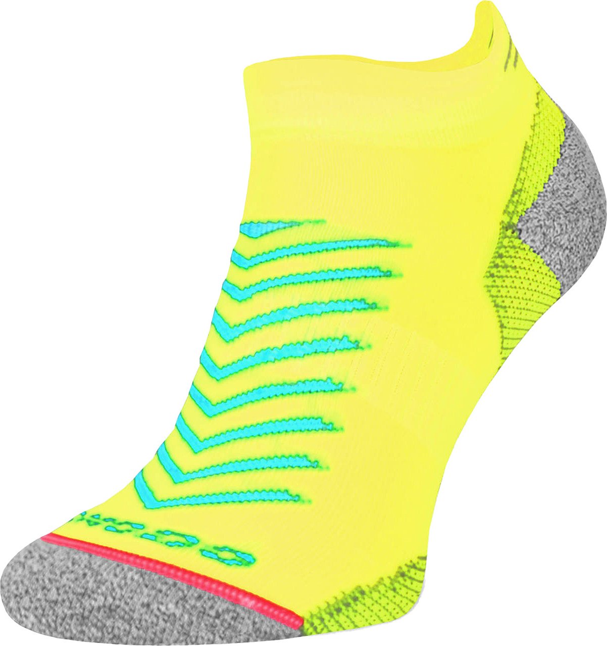 Comodo - Hi Viz Running Socken | Leichte Anti Blister Sport Socken - Neongelb