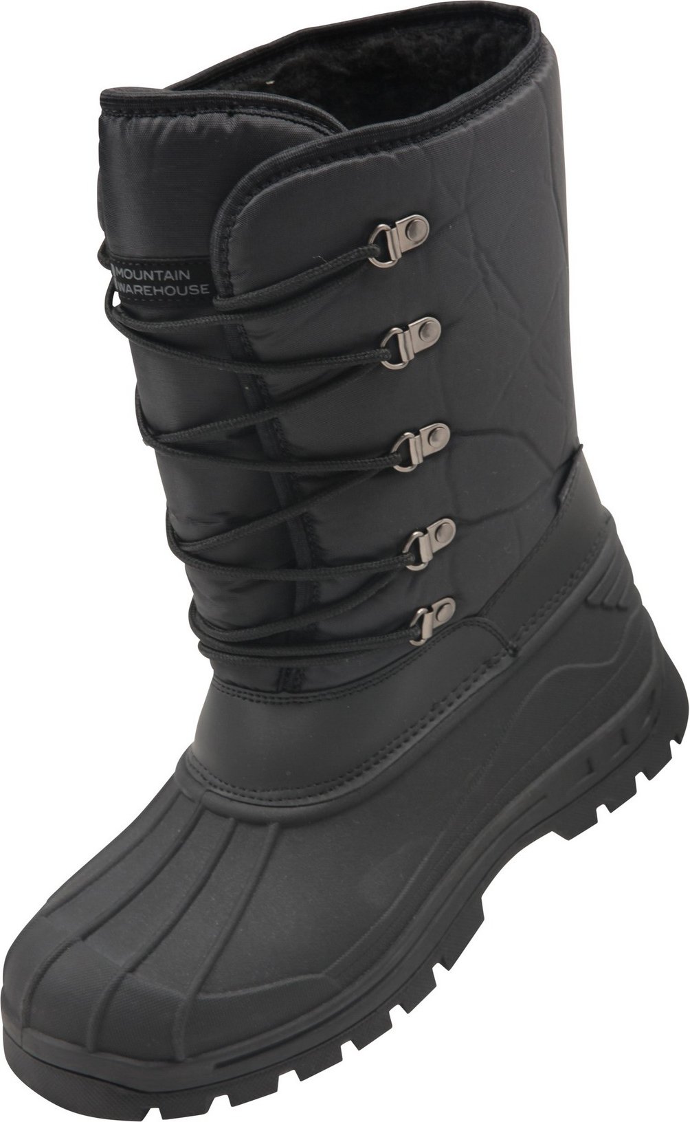 Mountain Warehouse Mens Plough Schneestiefel (Schwarz)