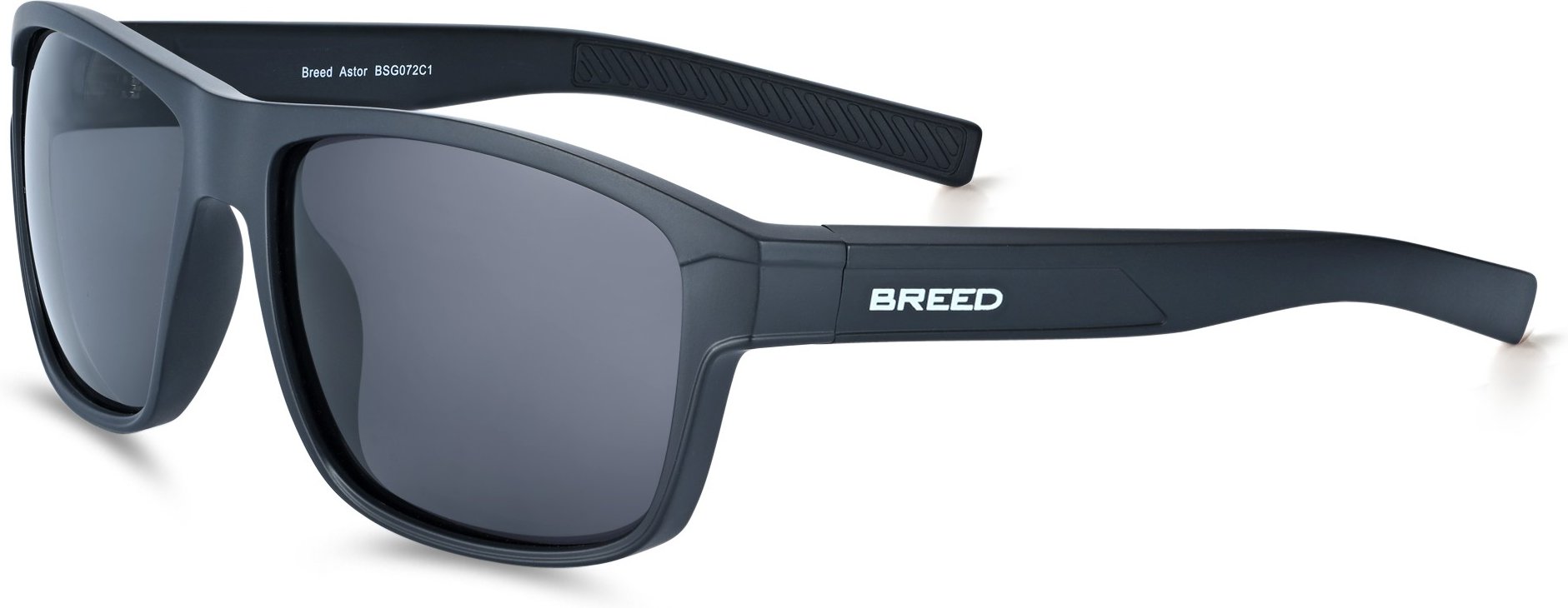 Lunettes de soleil polarisées Breed Astor - Noir/Noir