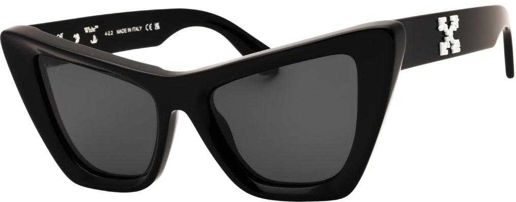 Off White - "Edvard" Sonnenbrille für Damen (Schwarz/Dunkelgrau)