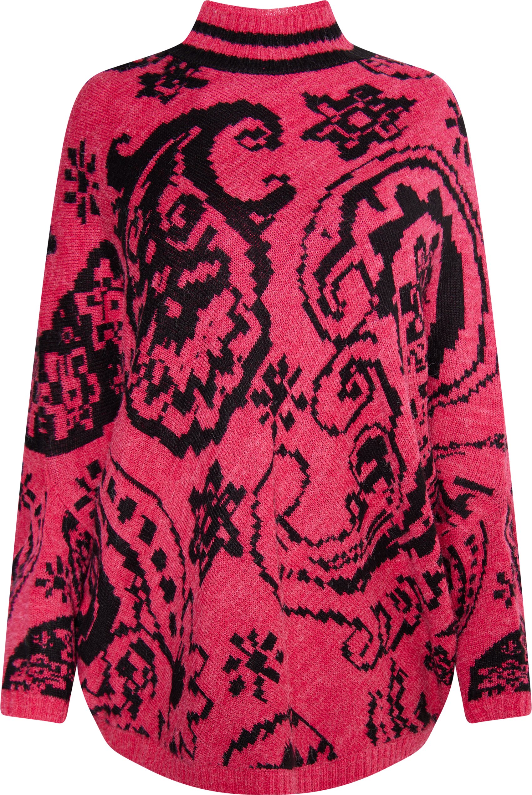 usha Poncho-Pullover Damen verrotten