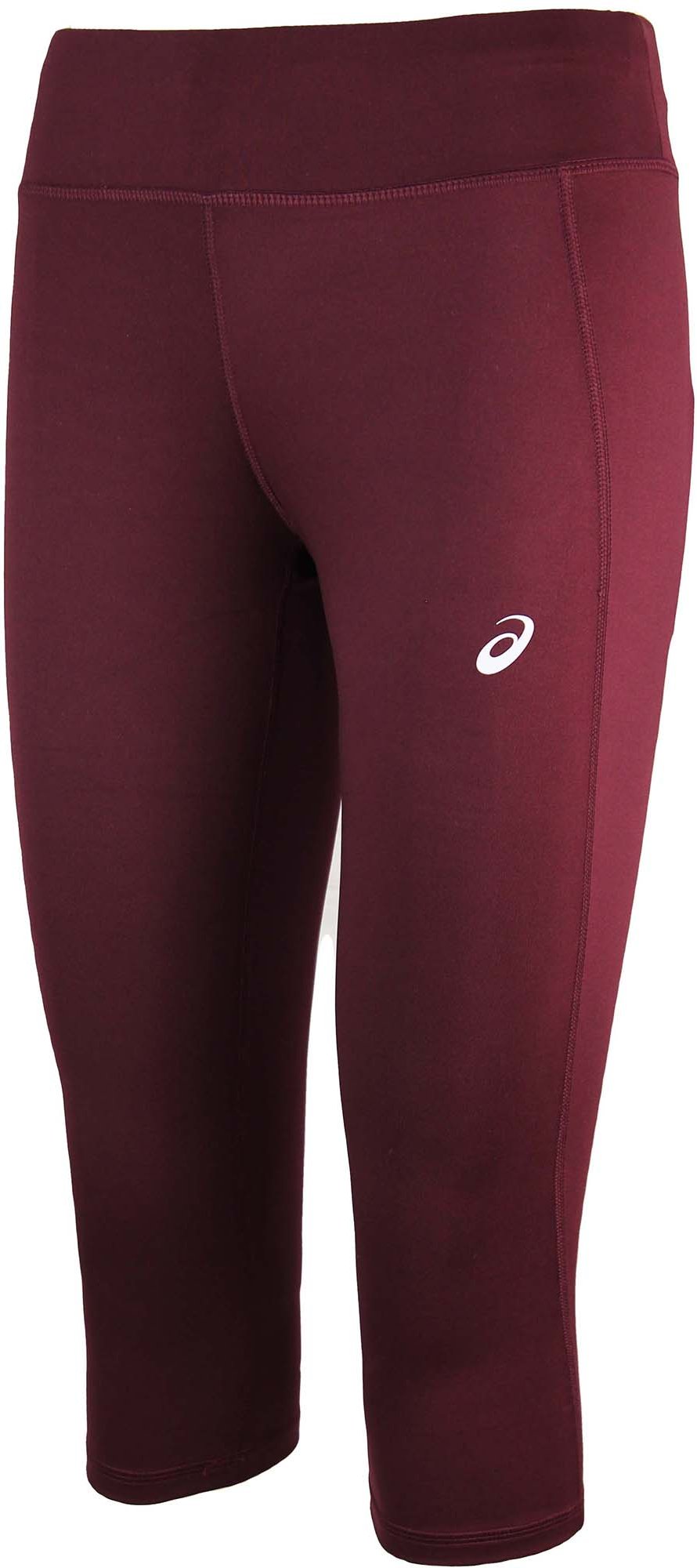 ASICS 3/4 Damen Burgund Leggings