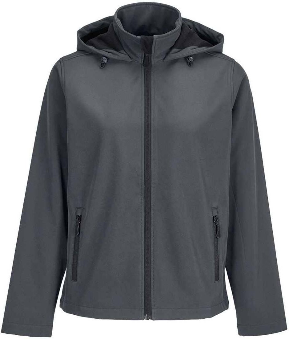 SOLS - "Race" Softshelljacke mit Kapuze für Damen (Holzkohle)
