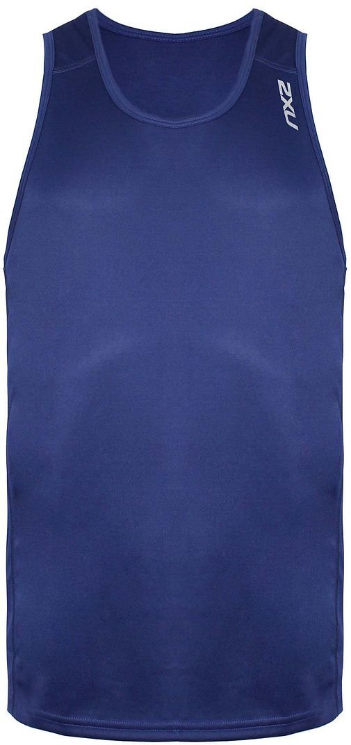 2xu BSR Active Singulet Mens Navy Blue Top