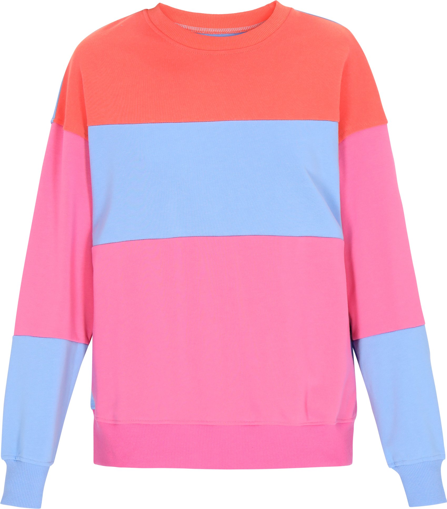 Mymo Sweatshirt Frauen Rosa Blau Mehrfarbig