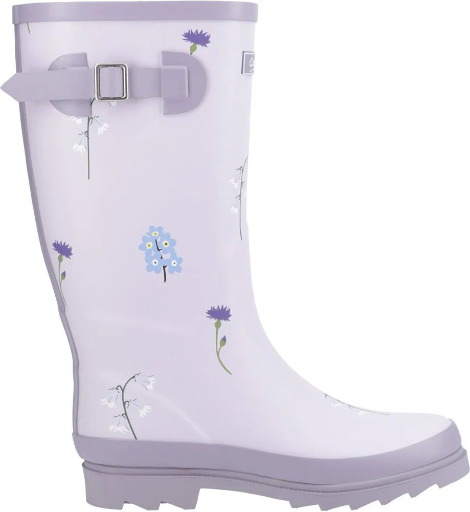 Cotswold Damen Wildblumen Gummistiefel (Flieder)