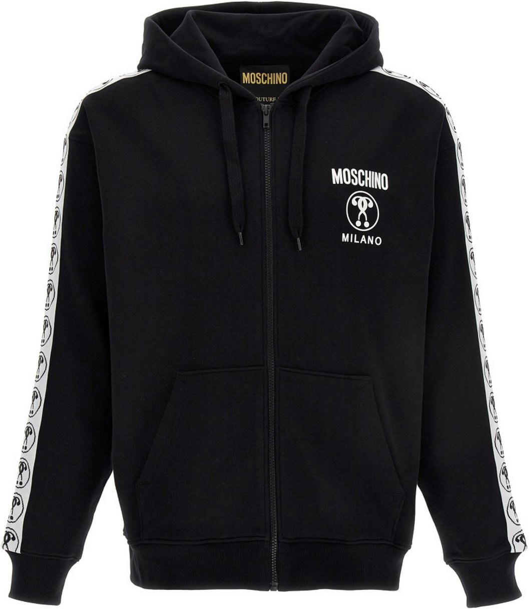 Moschino - Kapuzenpullover für Herren, Logo (Schwarz)
