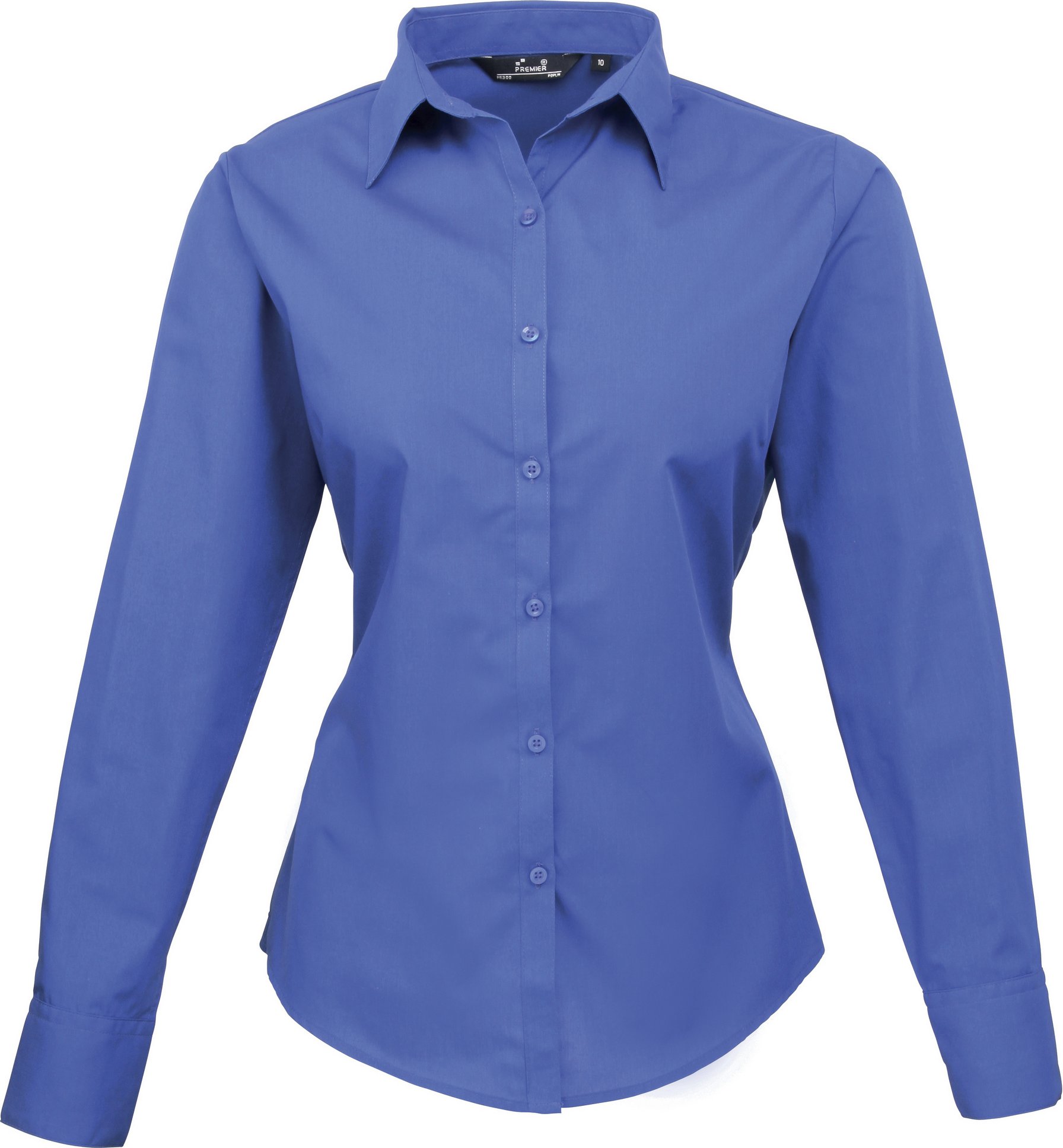 Premier - Bluse für Damen Langärmlig (Königsblau)