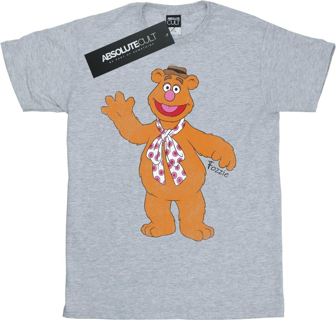 Disney - "The Muppets Classic Fozzy" T-Shirt für Herren (Grau meliert)