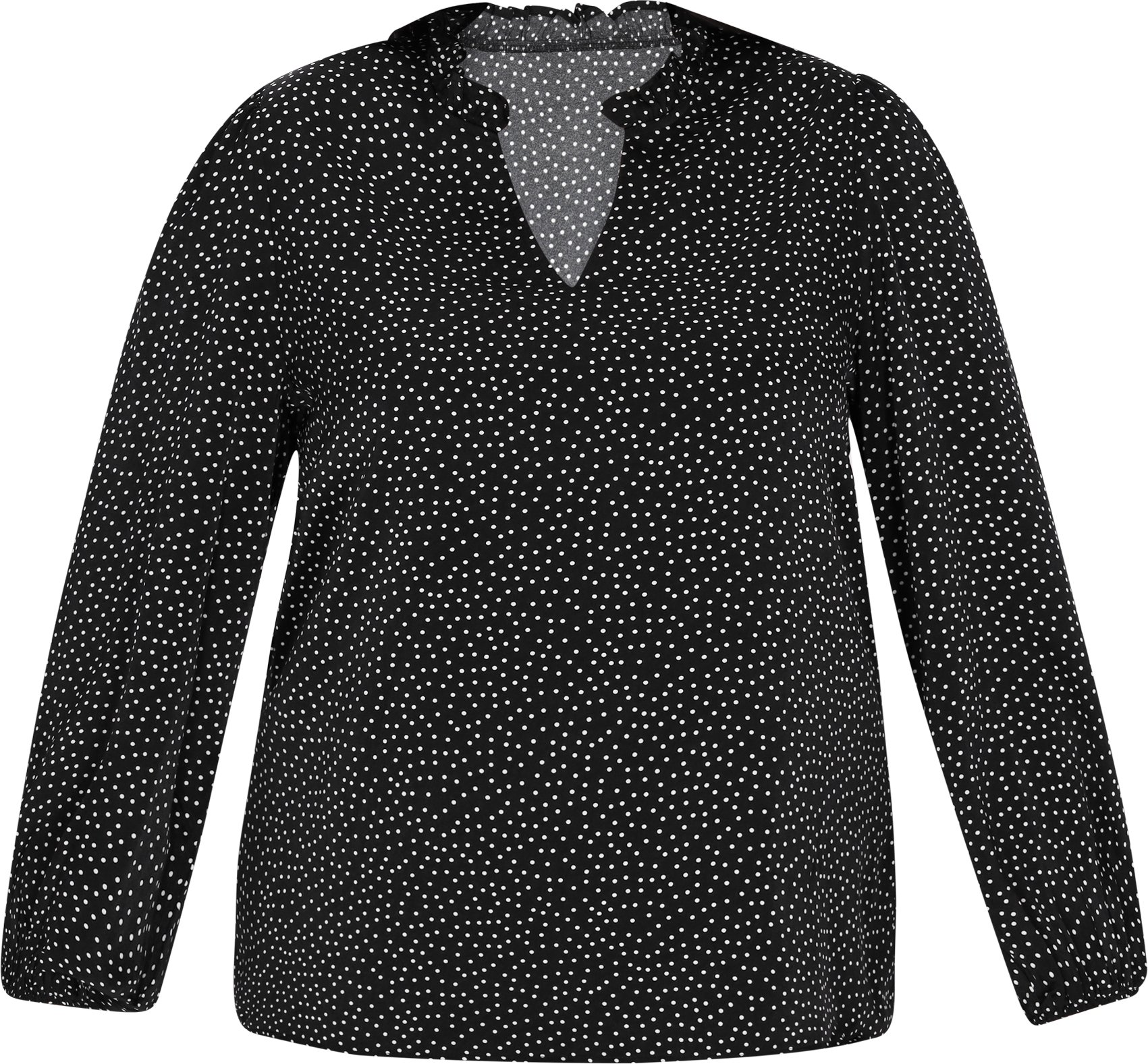 Faina Bluse in großen Größen Frauen Schwarz