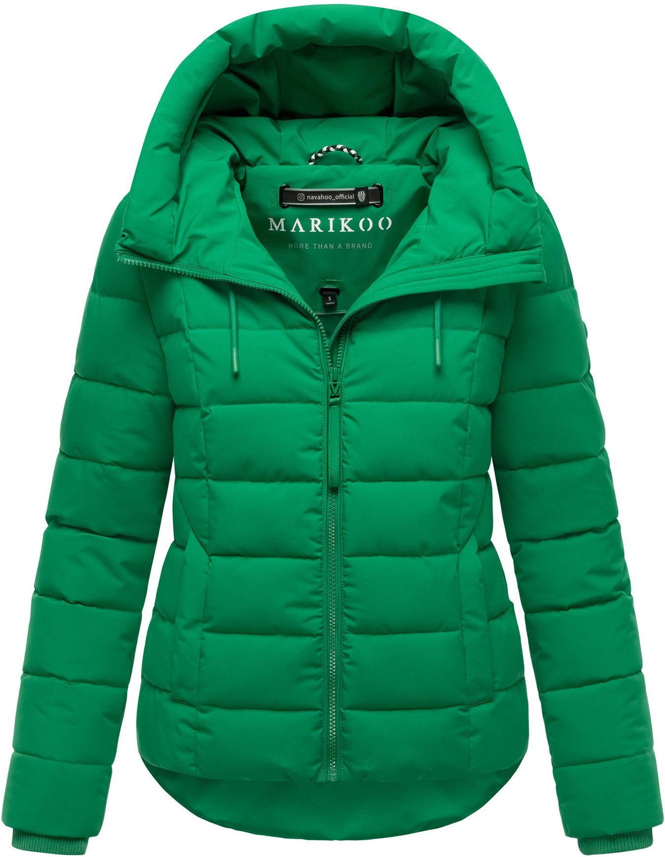 Marikoo Damen Steppjacke Tayenaa mit Kapuze & warmem Fleecefutter