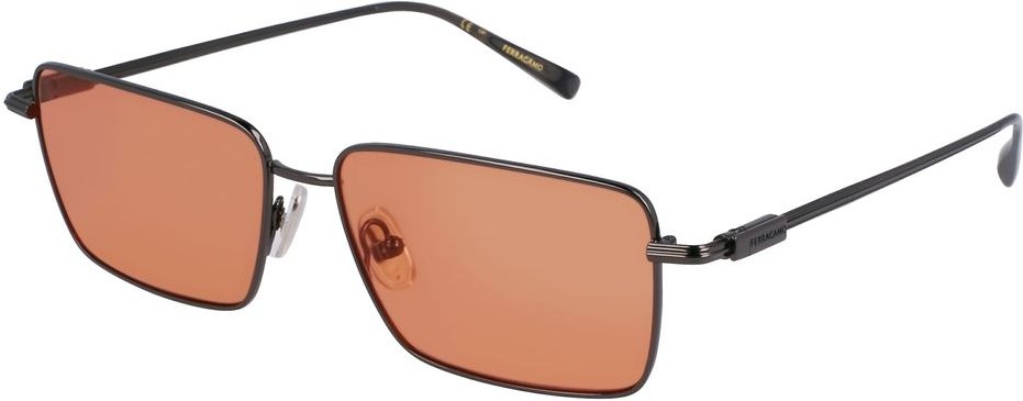 Graue Metallsonnenbrille