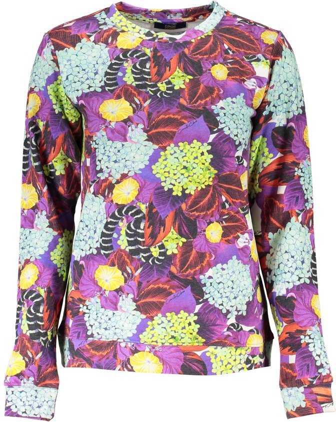 Blumenmuster Rundhals Sweatshirt