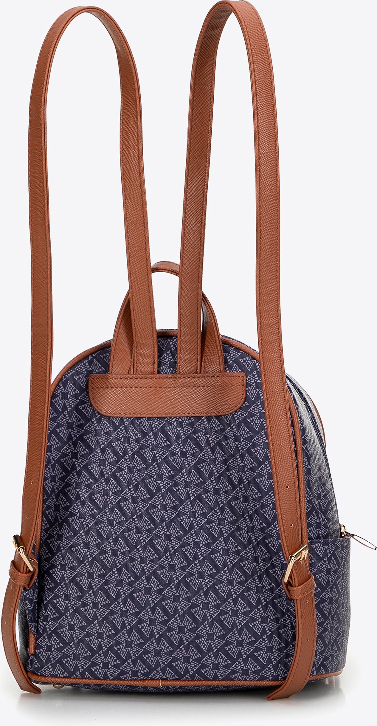 Wittchen Damenrucksack aus Kunstleder mit Quaste, Marineblau