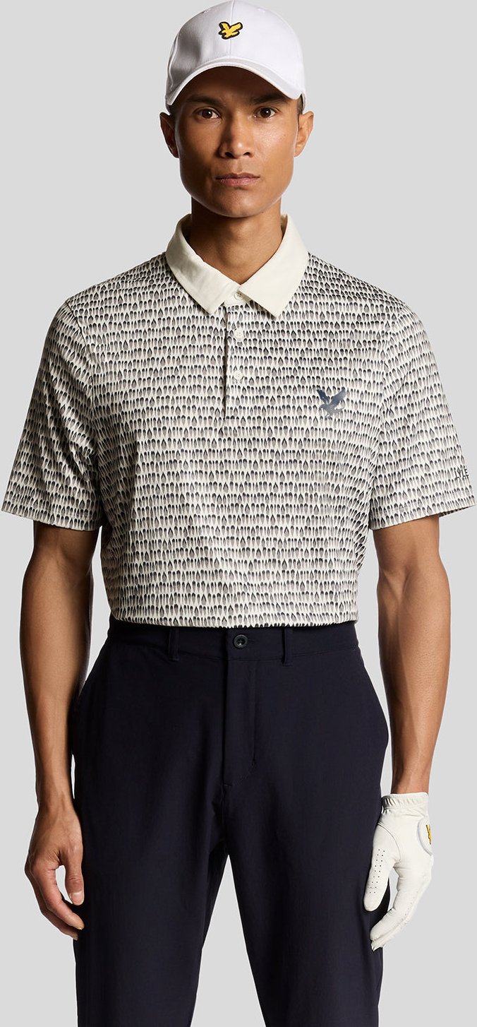 Lyle & Scott Golf Divot Polo-Shirt - Weiß