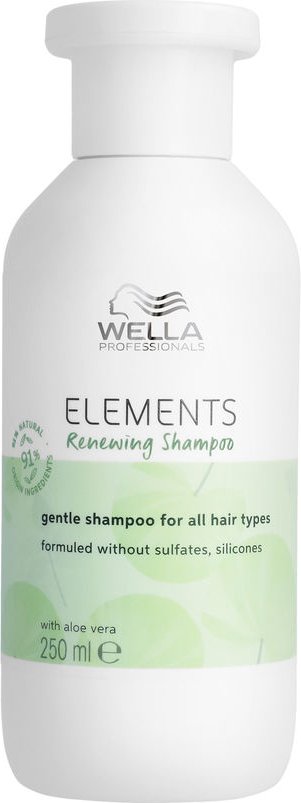 Elements Sulfatfreies, Sanftes, Erneuerndes Shampoo Für Alle Haartypen, 250 ml